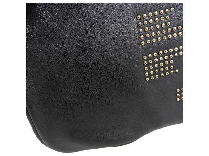 Autre Marque Borsa a spalla in pelle 2WAY Tory Burch Clutch Nera Nero - vista 5