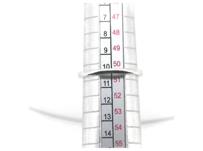 Autre Marque Gebrauchter 4°C Diamantring K18WG Weißgold Größe 10 - Ansicht 5