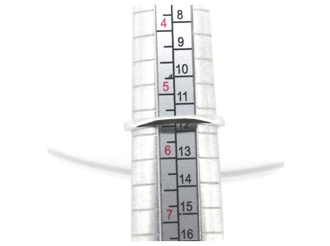 Autre Marque Gebrauchter 4°C Diamantring K18WG Weißgold Größe 10 - Ansicht 6