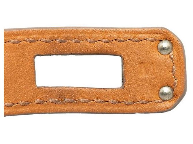 Hermès Pulsera de cuero Hermes Kelly Double Tour Blanco - vista 6