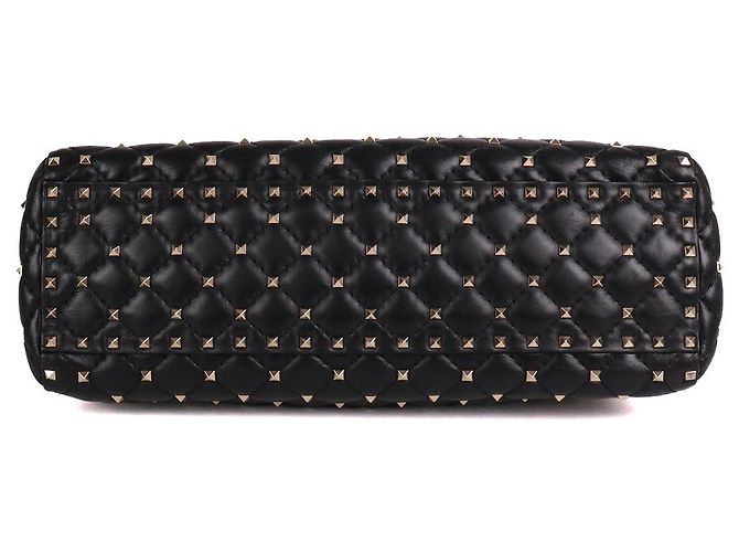 Valentino Garavani VALENTINO - Borsa tote Valentino Rockstud in pelle nera Nero - vista 4