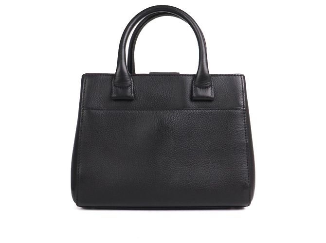 CHANEL - Borsa a spalla Chanel Neo Executive in pelle nera grana Nero - vista 3