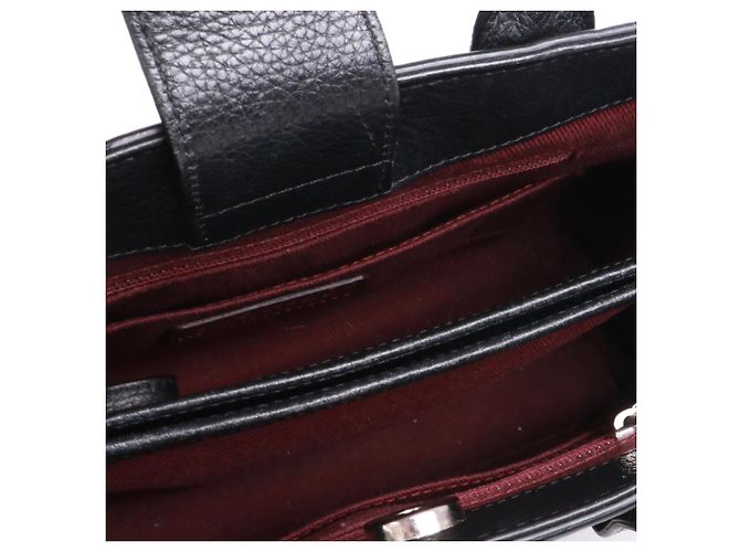 CHANEL - Borsa a spalla Chanel Neo Executive in pelle nera grana Nero - vista 8