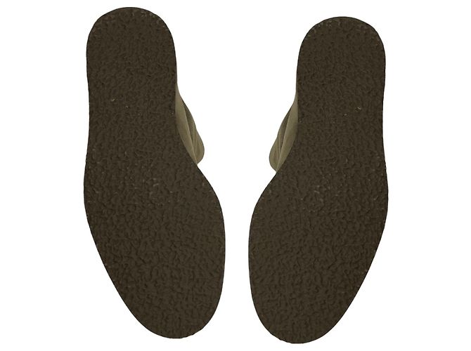 Stivaletti in suede foderati in shearling verde oliva Tamara Mellon - vista 7