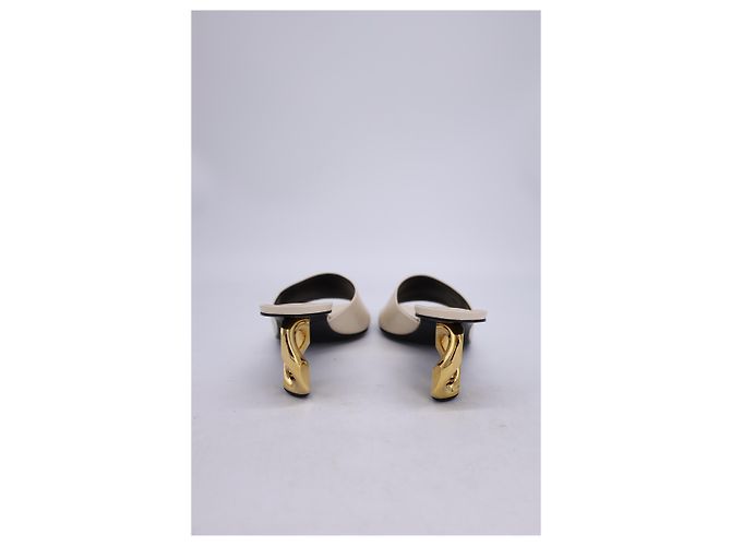 Mules Catena 70 JW Anderson in pelle bianca - vista 10