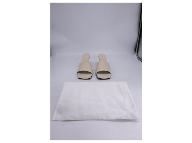 Mules Catena 70 JW Anderson in pelle bianca - vista 14