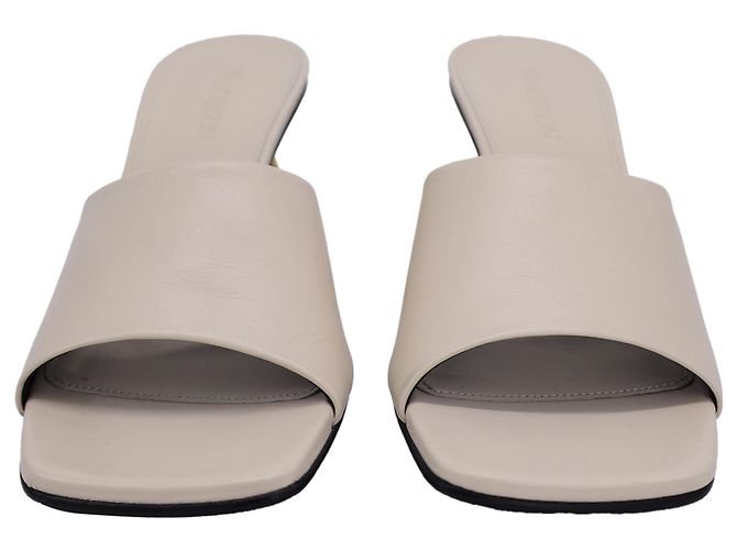 Mules Catena 70 JW Anderson in pelle bianca - vista 2