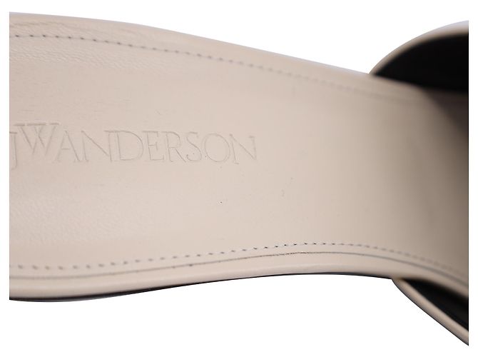 Mules Catena 70 JW Anderson in pelle bianca - vista 4
