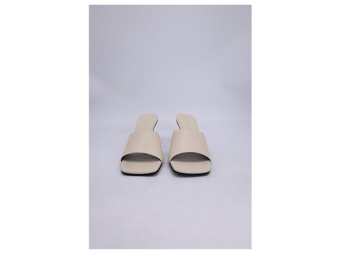 Mules Catena 70 JW Anderson in pelle bianca - vista 9