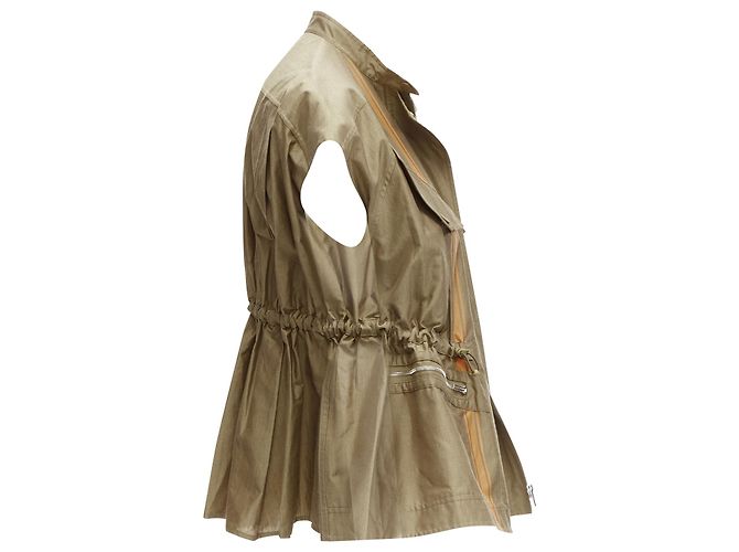 Hermès Weste HERMES Jean Paul Gaultier Grün Khaki - Ansicht 4