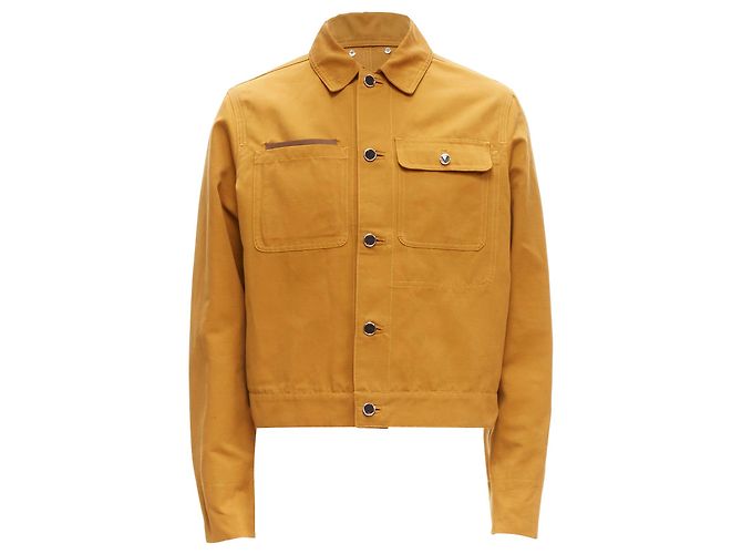 LOUIS VUITTON Virgil Abloh cotton jacket Yellow - view 3