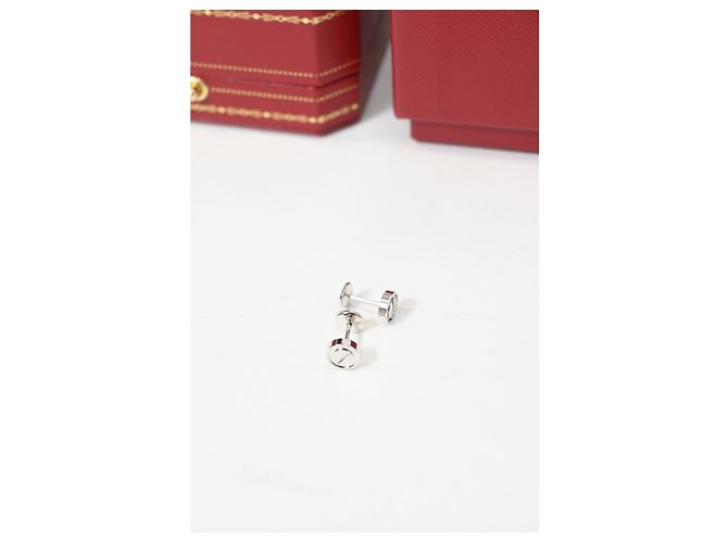 Pendientes Love Stud de Cartier en metal de oro blanco - vista 12