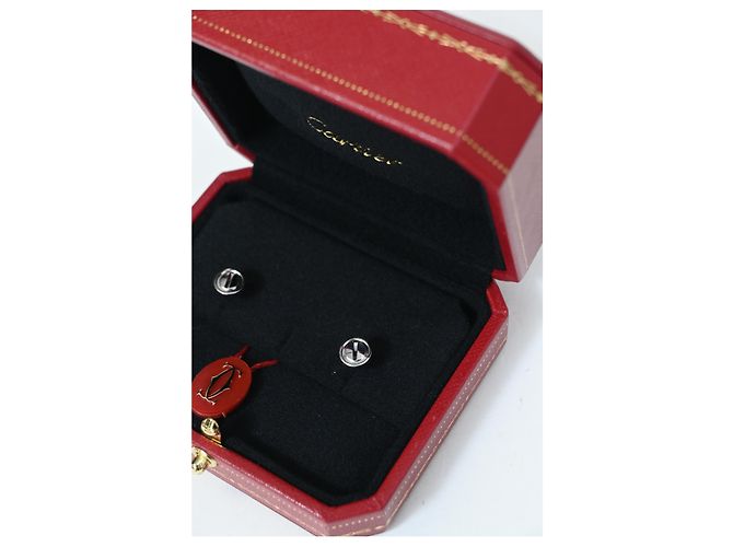 Pendientes Love Stud de Cartier en metal de oro blanco - vista 15