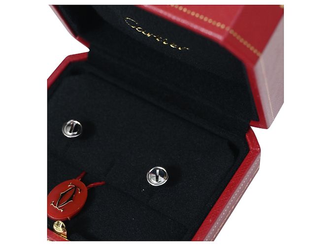 Pendientes Love Stud de Cartier en metal de oro blanco - vista 6
