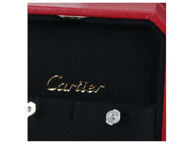 Pendientes Love Stud de Cartier en metal de oro blanco - vista 7