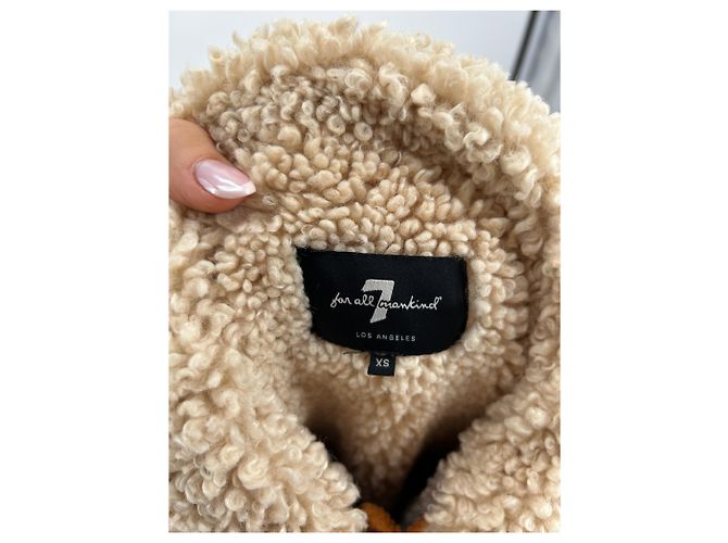 Chaquetas 7 For All Mankind T.International XS Algodón Naranja - vista 5