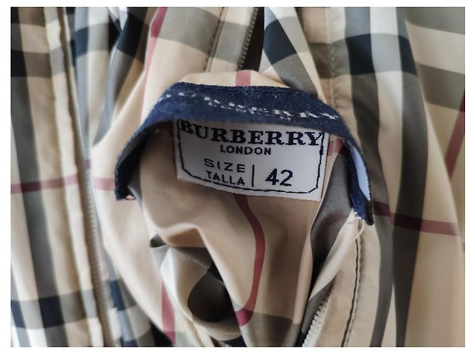 BURBERRY GIACCA IN NYLON CHECK E REVERSIBILE CASHMERE. Nero Bianco Beige - vista 5