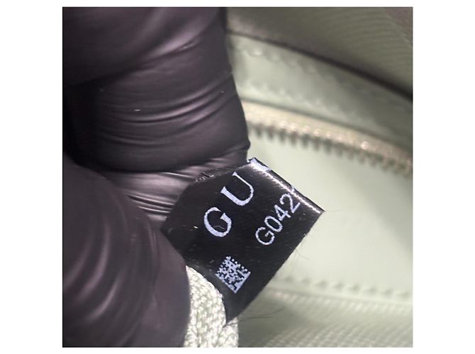 Borsa a mano Gucci Mini Ophidia GG Verde chiaro - vista 12
