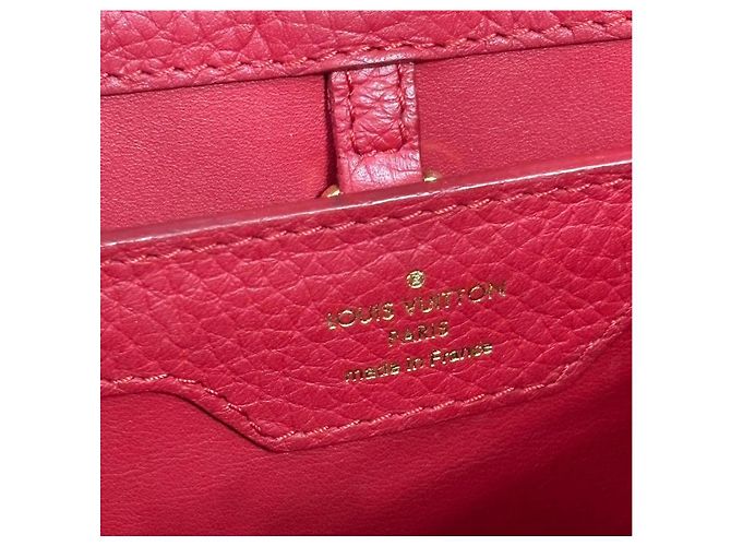 Capucines MM Louis Vuitton 2017 Rosa Roja Púrpura - vista 14