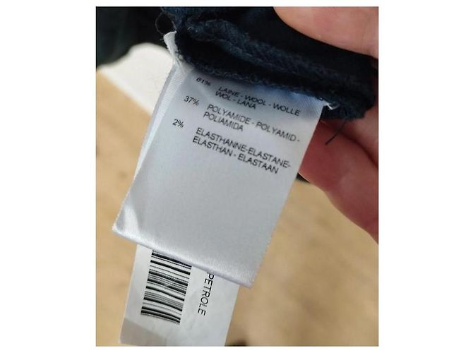 Cyrillus Wollkleid Größe 36 Marineblau - Ansicht 4