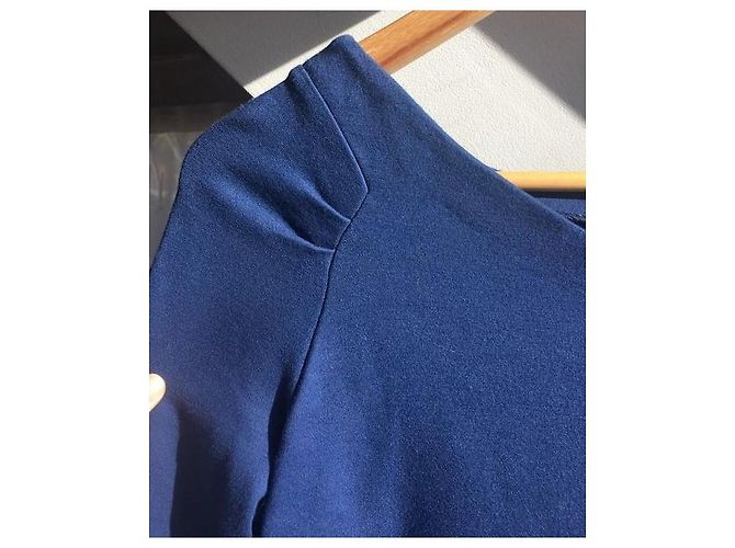 Cyrillus Wollkleid Größe 36 Marineblau - Ansicht 5