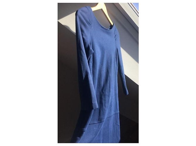 Cyrillus Wollkleid Größe 36 Marineblau - Ansicht 6