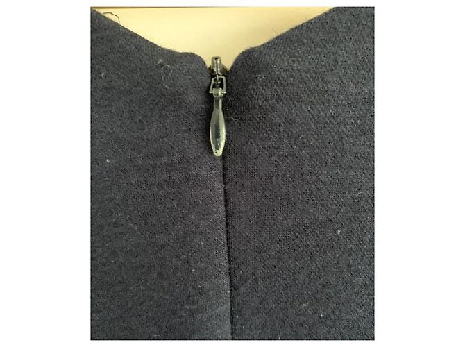 Cyrillus Wollkleid Größe 36 Marineblau - Ansicht 7