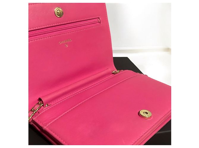 Wallet On Chain Cartera Boy en cadena (WOC) CHANEL rosa 2017/2018 - vista 14