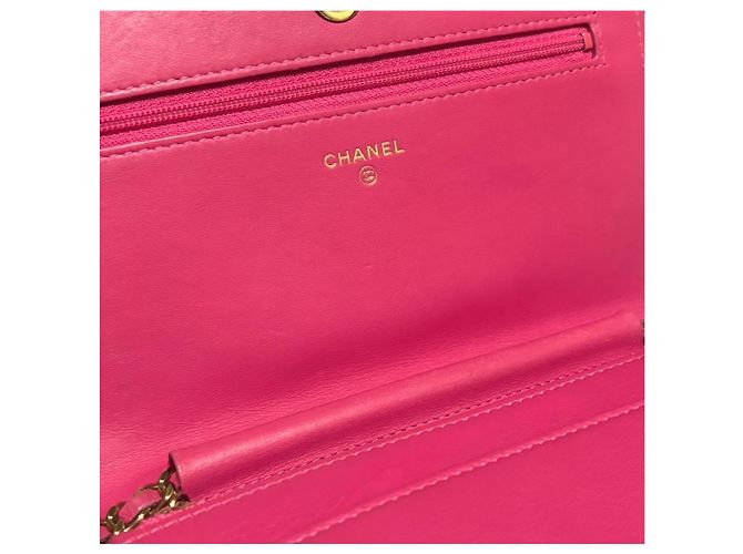 Wallet On Chain Cartera Boy en cadena (WOC) CHANEL rosa 2017/2018 - vista 15