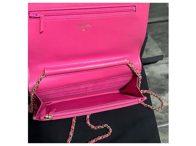 Wallet On Chain Cartera Boy en cadena (WOC) CHANEL rosa 2017/2018 - vista 16