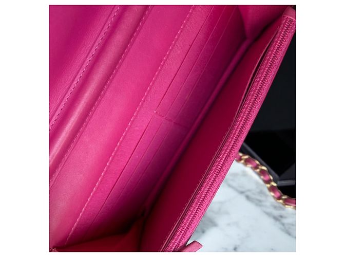Wallet On Chain Cartera Boy en cadena (WOC) CHANEL rosa 2017/2018 - vista 18