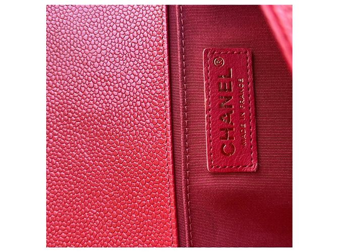 Borsa Med Boy Caviar CHANEL 2019 Rosso Gold hardware - vista 15