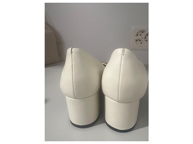 Tory Burch High Heels aus Leder schwarz weiß Größe 36 - Ansicht 3