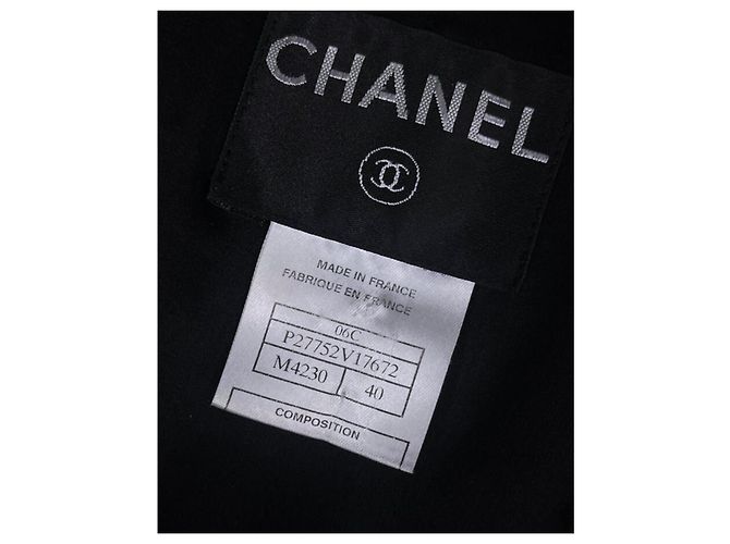 Chanel Schwarzer Lesage Tweed Mantel / Jacke - Ansicht 6