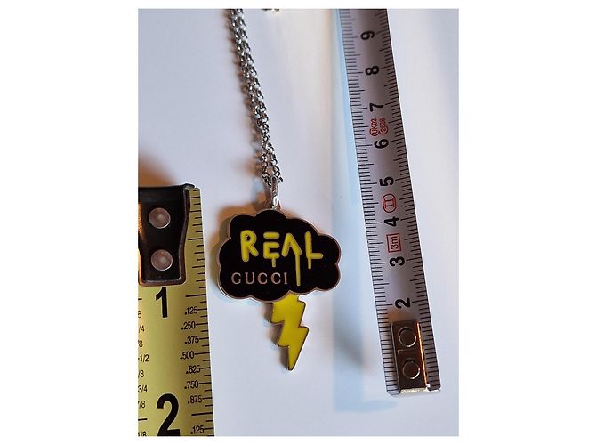 Gucci Ghost Real Gucci Nero Argento Giallo Grigio antracite - vista 10
