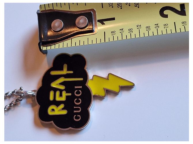 Gucci Ghost Real Gucci Nero Argento Giallo Grigio antracite - vista 11