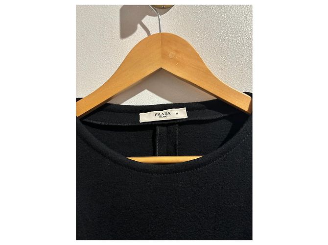 Vestidos PRADA T.Internacional M Lana Negro - vista 3