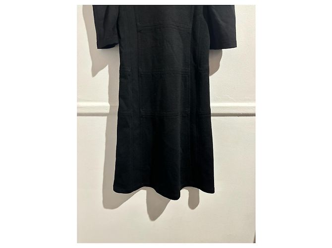 Vestidos PRADA T.Internacional M Lana Negro - vista 4
