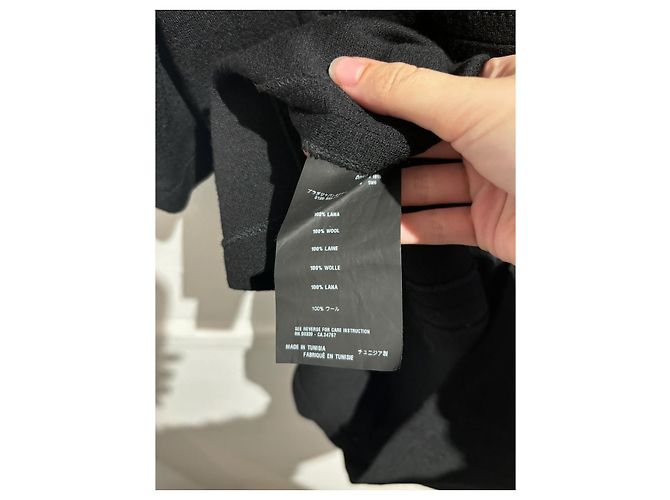 Vestidos PRADA T.Internacional M Lana Negro - vista 5