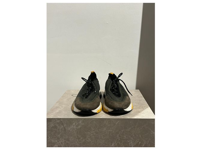 Hermès Zapatillas HERMES T.EU 43 Tela Caqui - vista 3