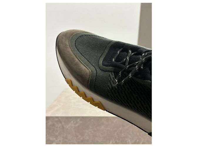 Hermès Zapatillas HERMES T.EU 43 Tela Caqui - vista 9