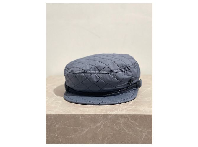 MAISON MICHEL Hüte T.International S Polyester Blau - Ansicht 6