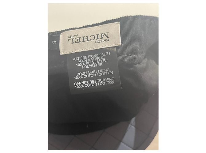 MAISON MICHEL Hüte T.International S Polyester Blau - Ansicht 9