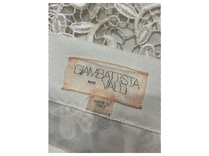FALDA GIAMBATTISTA VALLI T.IT 40 Algodón Crudo - vista 4