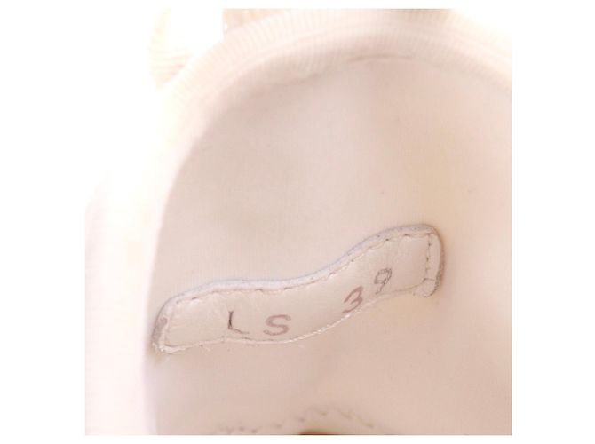 DIOR - Baskets Dior D-Connect en toile blanche (Taille 39) - vue 6