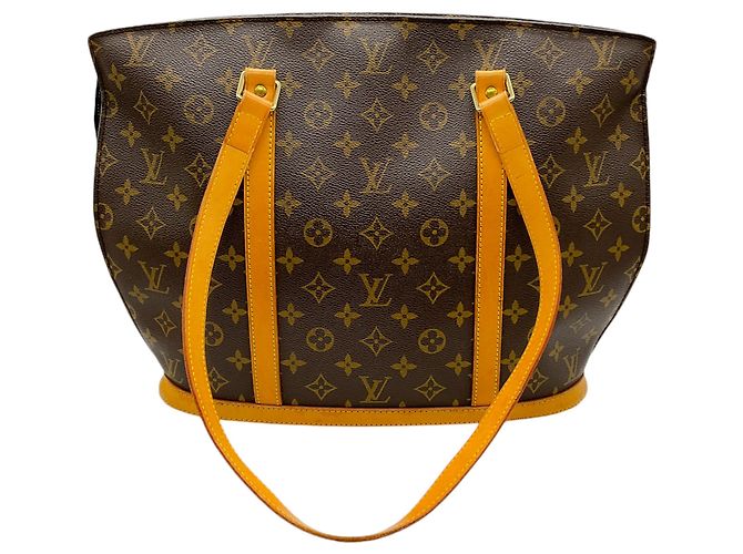 Borsa a spalla Babylone in tela monogramma vintage Louis Vuitton 2000 Marrone - vista 3