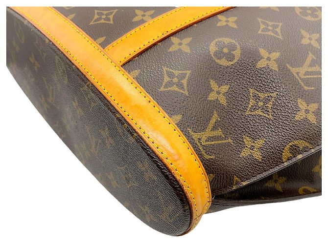 Borsa a spalla Babylone in tela monogramma vintage Louis Vuitton 2000 Marrone - vista 6