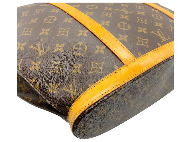 Borsa a spalla Babylone in tela monogramma vintage Louis Vuitton 2000 Marrone - vista 7