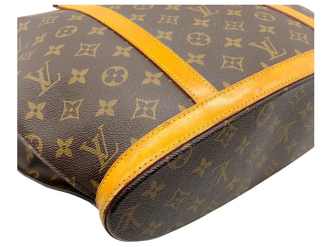 Borsa a spalla Babylone in tela monogramma vintage Louis Vuitton 2000 Marrone - vista 9