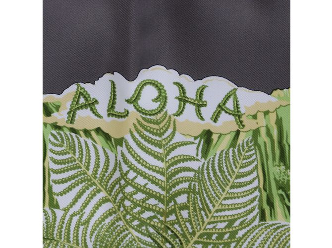 Hermès Carre 90 Aloha Schal Braun Mehrfarben - Ansicht 4